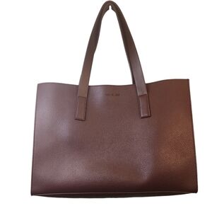 Rachel Zoe Burgandy Arialith in Bordo Vegan Leather Tote
